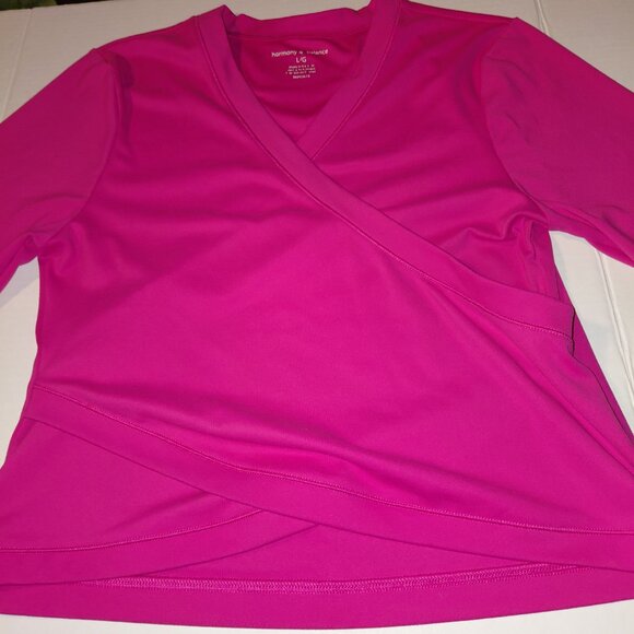 Harmony Balance Pink Crop Top Women's Size Large - Picture 2 of 8